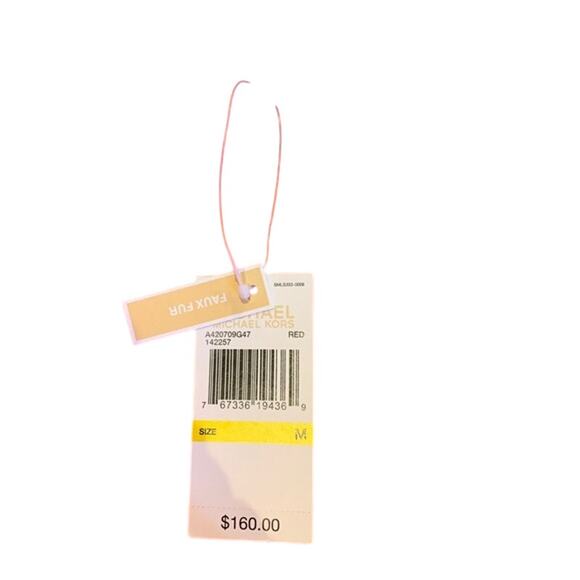 MICHAEL KORS HOODED PUFFER VEST w LOGO BELT NWT - Picture 8 of 8